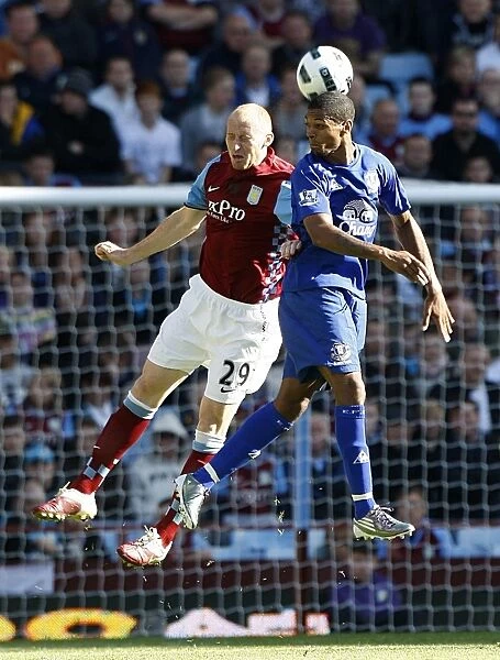 Clash of the Jermaines: Aerial Battle – Everton's Beckford vs. Aston Villa's Collins