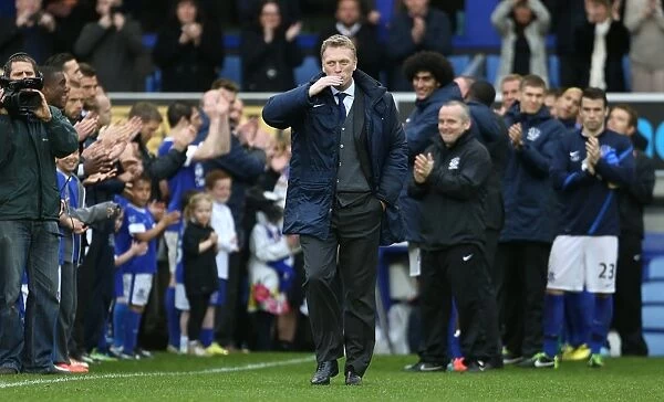 David Moyes Bids Emotional Farewell: Everton's Victory and Kiss to Fans (May 12, 2013)