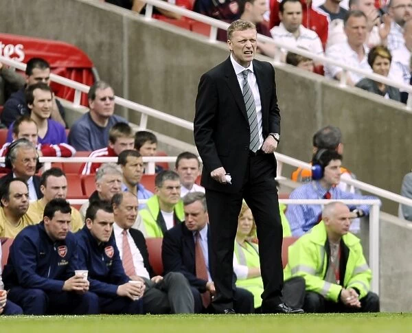David Moyes and Everton Face Off Against Arsenal in Barclays Premier League, Emirates Stadium (April 5, 2008)