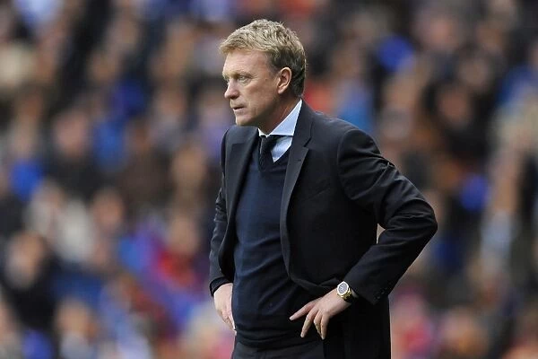David Moyes Leads Everton to a 2-1 Victory over Reading in the Barclays Premier League at Madjeski Stadium (17-11-2012)