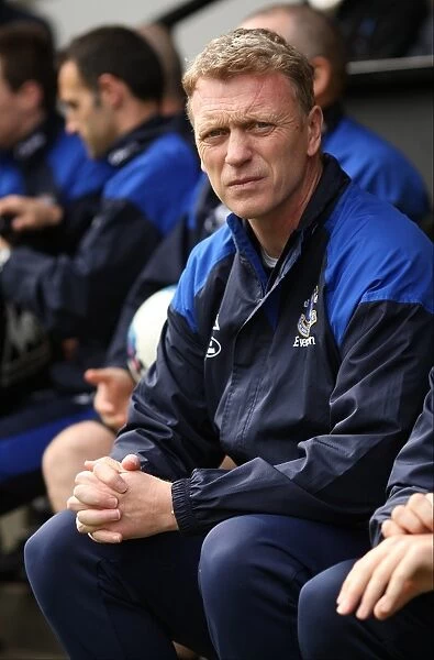 David Moyes Leads Everton at Carrow Road Against Norwich City in the Barclays Premier League (07 April 2012)