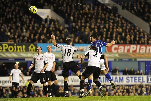 Denis Stracqualursi Scores First Goal: Everton's FA Cup Victory Over Fulham at Goodison Park (27 January 2012)