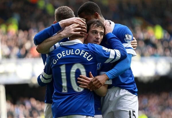 Deulofeu's Strike: Everton's First Goal vs. Cardiff City in BPL (15-03-2014)