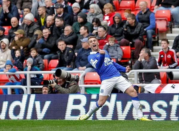 Deulofeu's Strike: Everton's Triumph at Sunderland's Stadium of Light (April 12, 2014, Barclays Premier League)