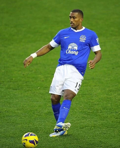 Distin at Goodison: Everton vs Norwich City - Draw in the Barclays Premier League (24-11-2012)