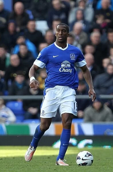 Distin's Defensive Masterclass: Everton's 1-0 Victory Over Fulham in the Barclays Premier League (Goodison Park, 27-04-2013)
