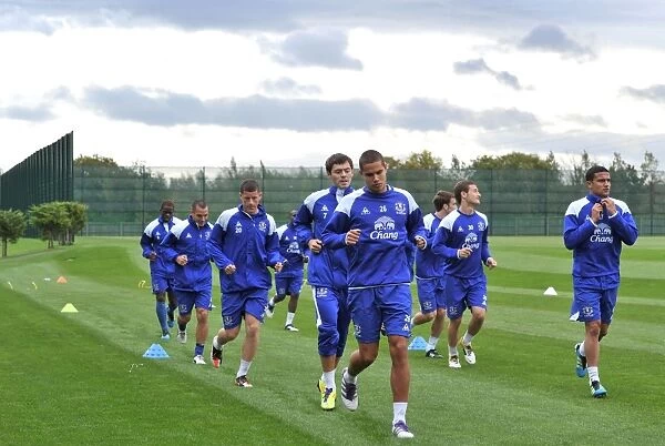 Everton FC: Jack Rodwell in Training at Finch Farm