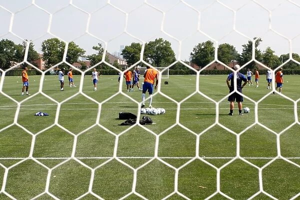 Everton FC: Pre-Season Training Intensity in Philadelphia - July 2011