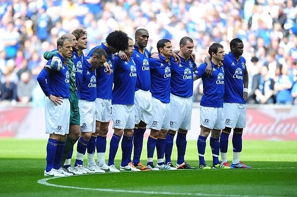 Everton Honors Hillsborough Victims: A Minute's Silence at the FA Cup Semi-Final vs. Liverpool (April 14, 2012)
