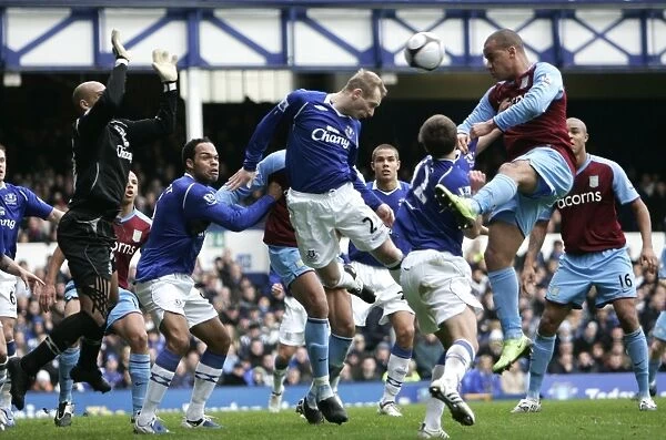Everton vs Aston Villa: FA Cup Fifth Round Showdown - Hibbert vs Agbonlahor (08 / 09)