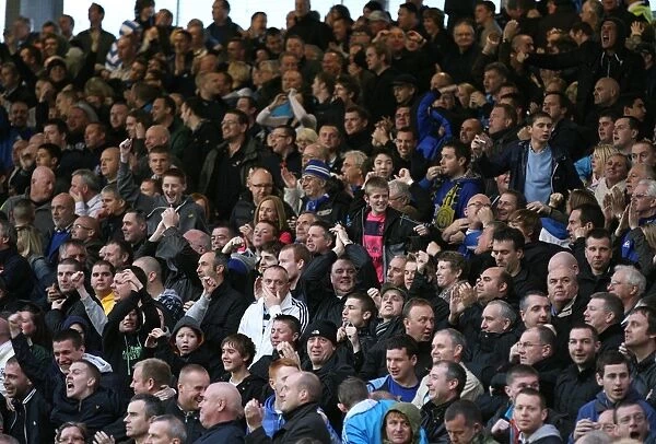 Evertonians Unwavering Support: Bloomfield Road, Blackpool vs Everton (Barclays Premier League, 2010)
