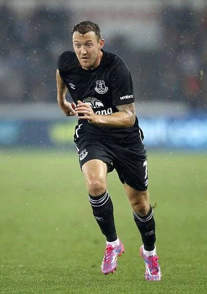 Everton's Aiden McGeady in Action against Swansea City - Capital One Cup Third Round