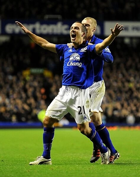 Everton's Glorious Goal: Osman and Hibbert's Jubilant Moment vs Swansea City (December 2011)