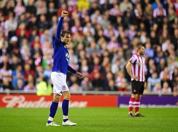 Everton's Jelavic Scores First Goal in FA Cup Sixth Round Replay Against Sunderland