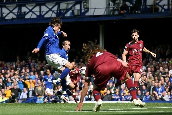 Everton's Jelavic Scores Second Goal Against Newcastle United (13 May 2012, Goodison Park)