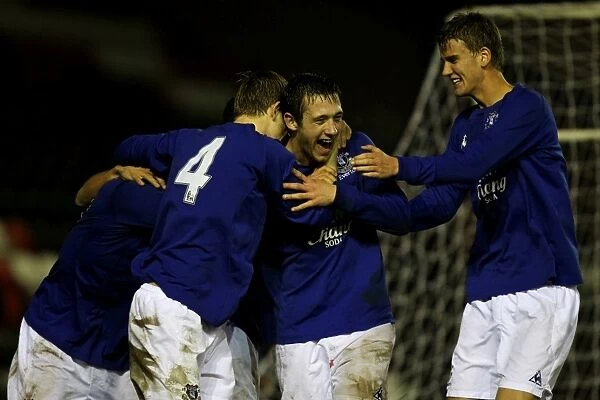 Everton's Jordan Barrow Scores and Celebrates: FA Youth Cup Triumph