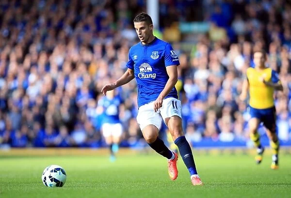 Evertons Kevin Mirallas during the Barclays Premier League match at Goodison Park, Liverpool. PRESS ASSOCIATION Photo