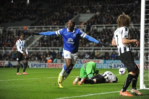 Everton's Lukaku Scores Brace: Crushing 3-0 Win Over Newcastle United (Premier League, St. James Park, 25-03-2014)