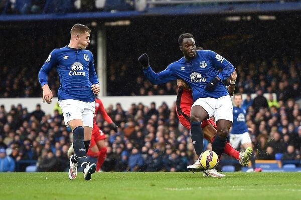 Everton's Lukaku Scores Stunner at Goodison Park Against Leicester City in Premier League