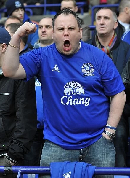 Everton's Passionate Fans: Bolton Wanderers vs. Everton, Barclays Premier League - Reebok Stadium