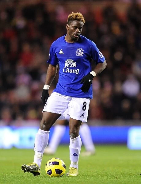 Everton's Star Striker: Louis Saha on the Pitch