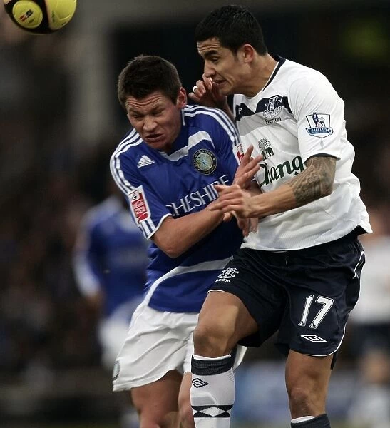 Everton's Tim Cahill in Action: FA Cup Third Round Victory over Macclesfield Town (3 / 1 / 09)