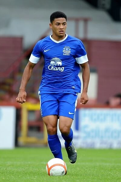 Everton's Tyas Browning in Pre-Season Action Against Partick Thistle at Firhill Stadium
