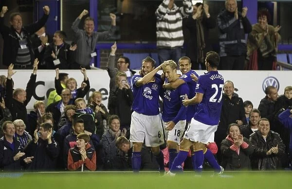 Everton's Unforgettable Carling Cup Victory: Phil Neville's Thrilling Goal vs. West Bromwich Albion (September 21, 2011)