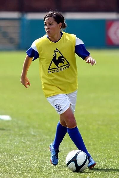 Fara Williams in Action: Everton Ladies vs. Lincoln Ladies at Arriva Stadium (FA WSL, 6 May 2012)