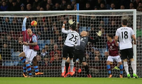 Funes Mori Strikes First: Everton's Goal at Villa Park