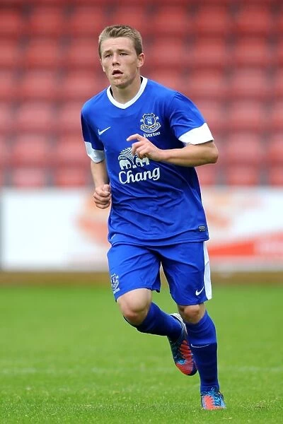 George Green in Action: Everton FC's Pre-Season Friendly at Firhill Stadium Against Partick Thistle Reserves