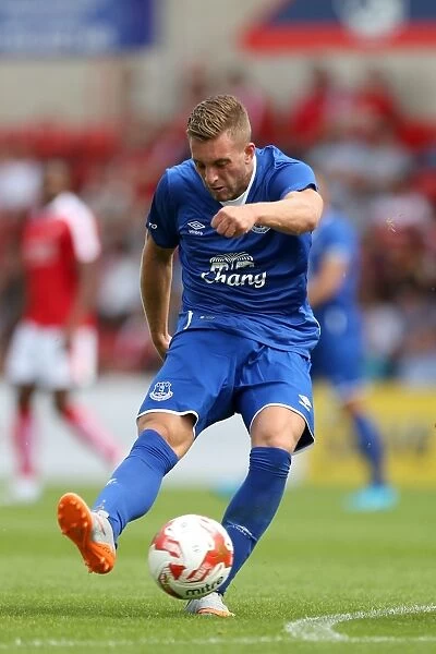 Gerard Deulofeu in Action: Everton's Pre-Season Friendly vs Swindon Town at The County Ground