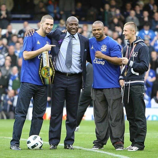 Half Time Showdown at Goodison Park: Tony Bellew and Kevin Campbell's Everton Reunion