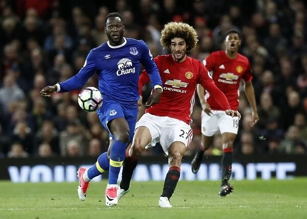 Intense Rivalry: Lukaku vs. Fellaini - Manchester United vs. Everton, Premier League
