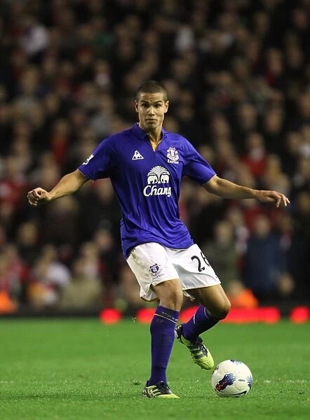 Jack Rodwell at Anfield: Everton vs. Liverpool, Barclays Premier League (13 March 2012)