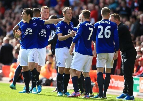 Jagielka Scores Historic Goal: Everton Triumphs Over Liverpool at Anfield