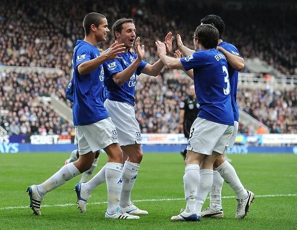 Jagielka's Strike: Everton's Second Goal vs. Newcastle United (05 March 2011, Barclays Premier League)