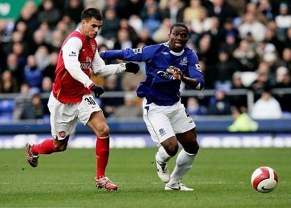 Joseph Yobo vs. Jeremie Aliadiere: Everton vs. Arsenal, FA Barclays Premiership, Goodison Park - March 18, 2007