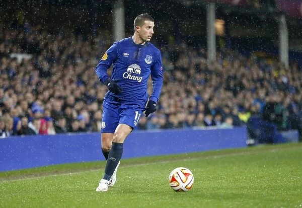 Kevin Mirallas Scores in Everton's Europa League Round of 16 First Leg Win Against Dynamo Kiev at Goodison Park