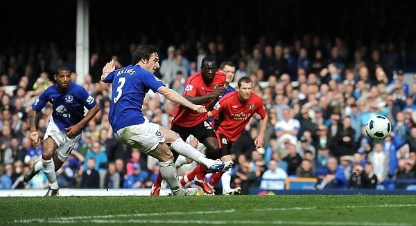 Leighton Baines Scores Penalty: Everton's Second Goal vs. Blackburn Rovers (April 16, 2011, Barclays Premier League)
