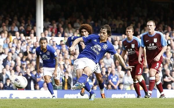 Leighton Baines Scores Penalty: Everton's Second Goal vs. Aston Villa (BPL, September 10, 2011)