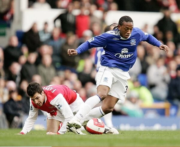 Manuel Fernandes vs. Cesc Fabregas: A Battle at Goodison Park, Everton vs. Arsenal, FA Barclays Premiership, March 18, 2007