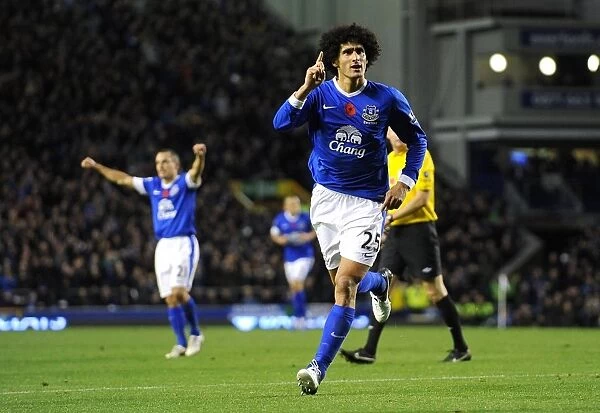 Marouane Fellaini's Game-Winning Goal: Everton's First in BPL Victory Over Sunderland (10-11-2012)