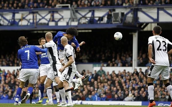 Marouane Fellaini's Stunner: Everton's Second Goal vs. Fulham (April 2012, Goodison Park)