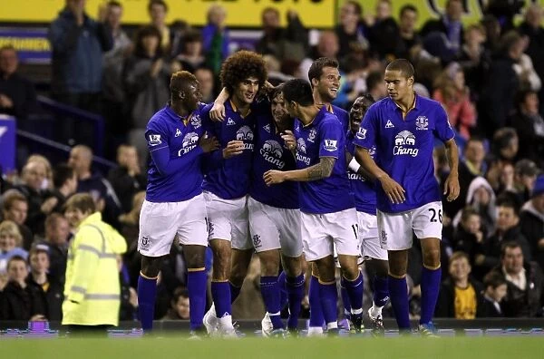 Marouane Fellaini's Thrilling Goal: Everton's Carling Cup Victory over West Bromwich Albion (September 2011)