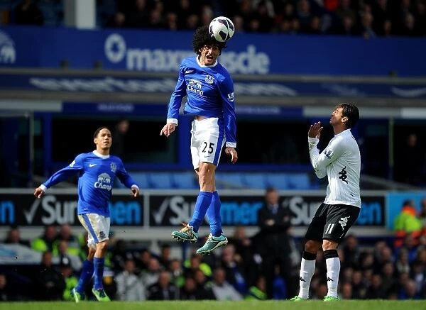 Marouane Fellaini's Winning Performance: Everton's 1-0 Victory Over Fulham (April 27, 2013, Goodison Park)