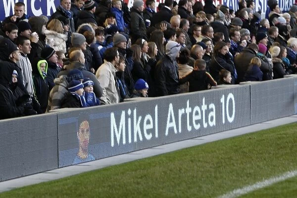Mikel Arteta in Action: Everton FC vs. West Bromwich Albion, Barclays Premier League (2010)