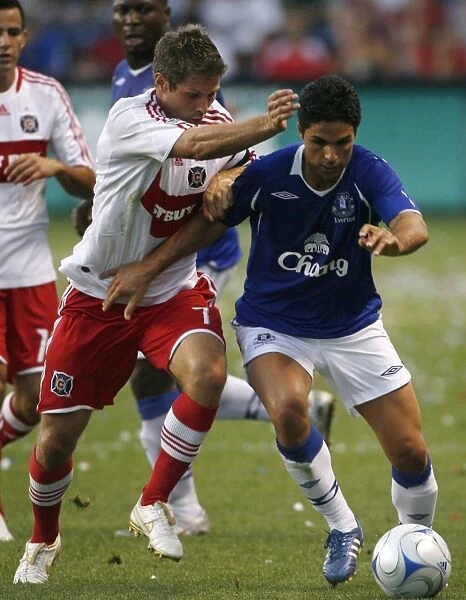 Mikel Arteta vs. Logan Pause: A Fight for Supremacy in Everton's Friendly Clash against Chicago Fire