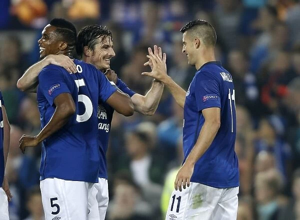 Mirallas and Baines: Everton's Europa League Glory - Four Goals Against VfL Wolfsburg