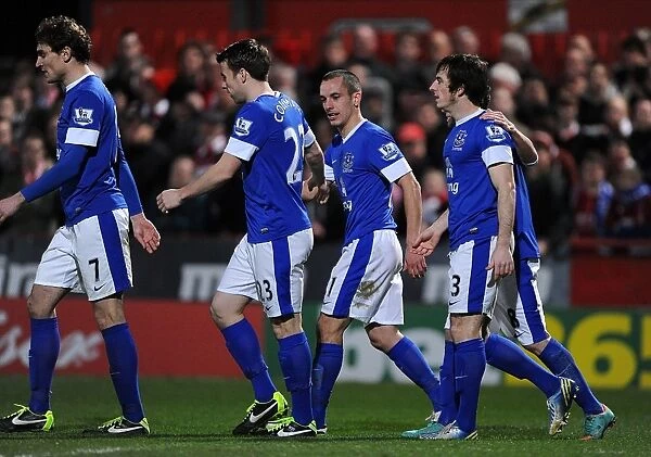 Osman's Hat-Trick: Everton Crushes Cheltenham Town 5-1 in FA Cup Third Round (07-01-2013)